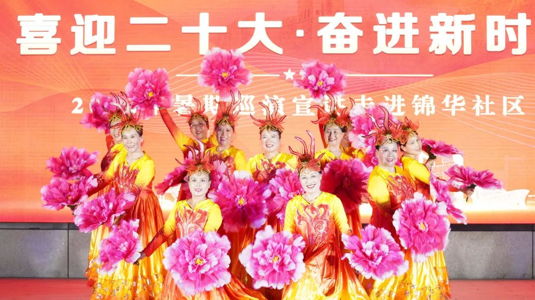 挡不住的夏日激情——我校暑期巡演宣讲走进锦华社区